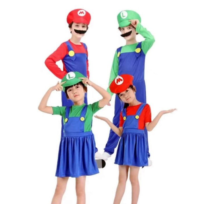 Super Mario and Luigi Costumes   Kids/Men/Women