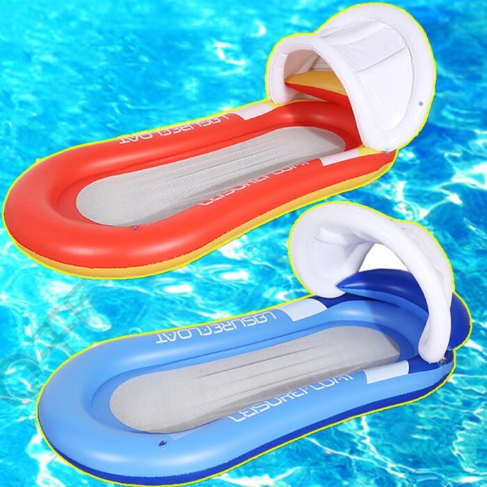 Inflatable Water Hammock with Canopy