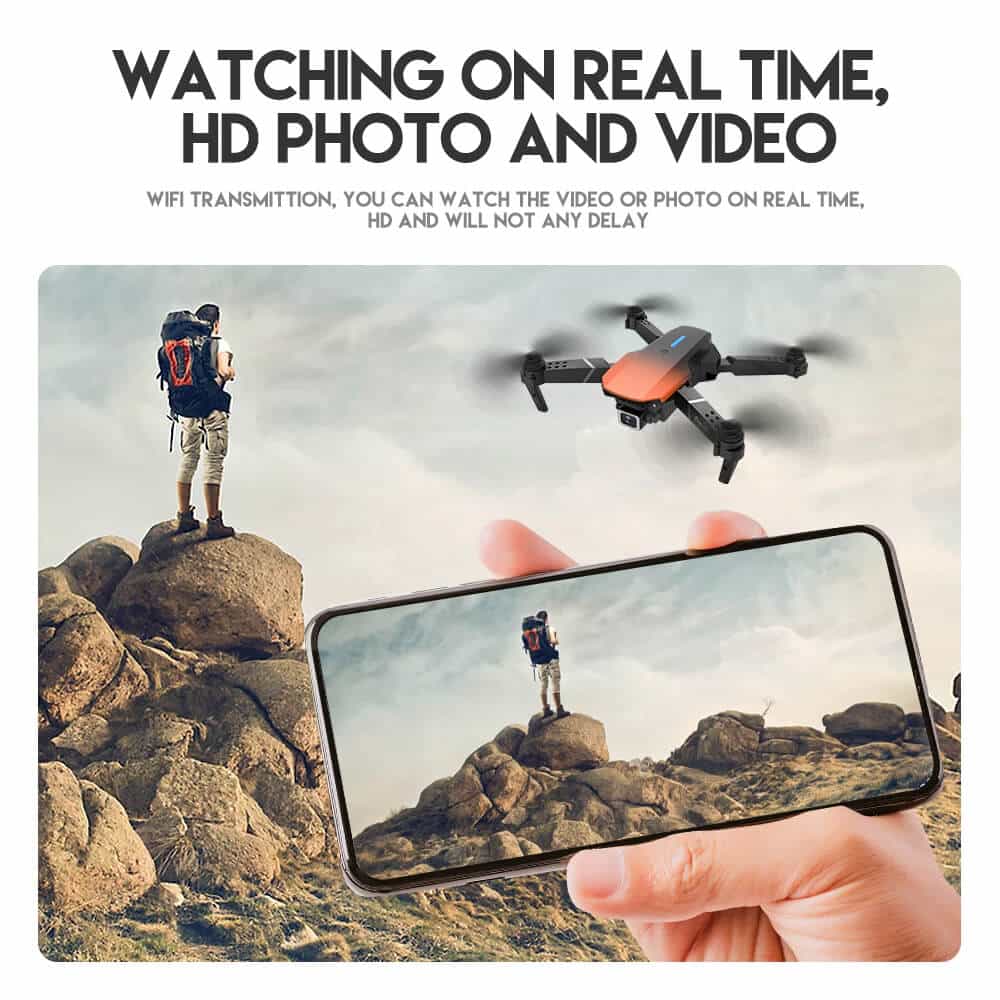 Professional Camera Drone Equipped with a 4K and 1080p High Resolution Camera