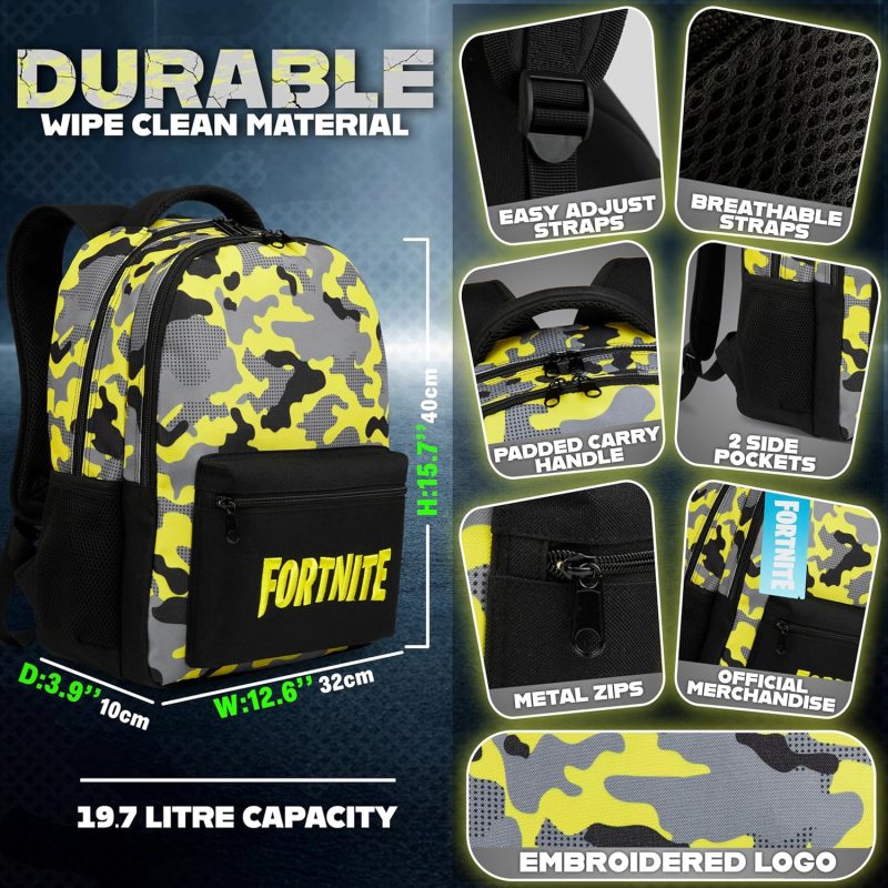 Fortnite School Backpack for Boys and Girls