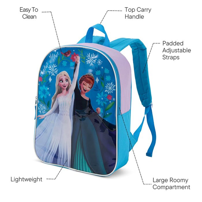 Frozen Backpack for Kids – Lightweight School Bag with Anna & Elsa