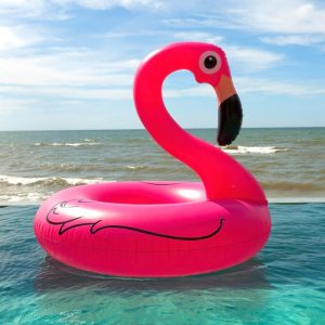 Inflatable Pink Flamingo for Swimming pool