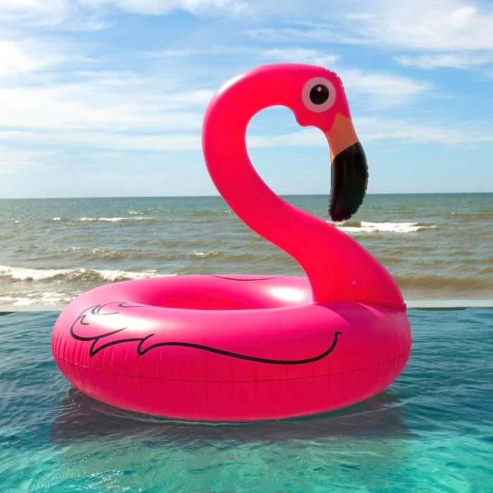 Inflatable Pink Flamingo for Swimming pool