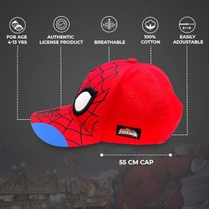 Marvel Spiderman Baseball Hat for Kids