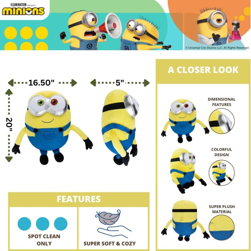 Official Large Minion Plush Bob Dolls