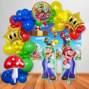 Super Mario Balloons for Parties and Birthdays