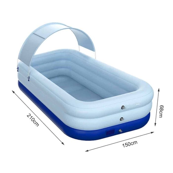 Giant Inflatable Family Pool 380cm   Automatic Inflatable Pool