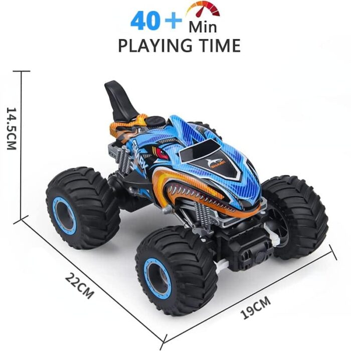 Remote Control Off Road Car for Kids with Sound Effects and Light Spray