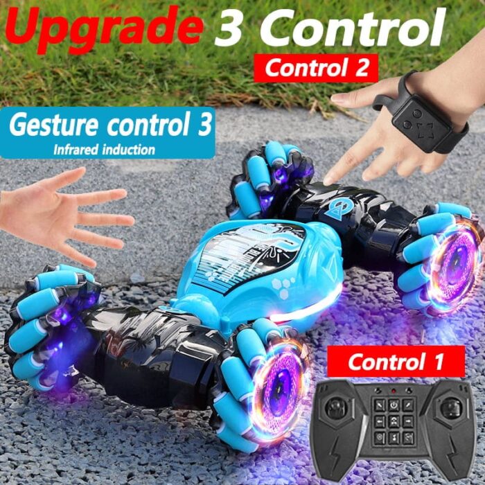 Flipping Stunt Remote Control Car with LED Lights