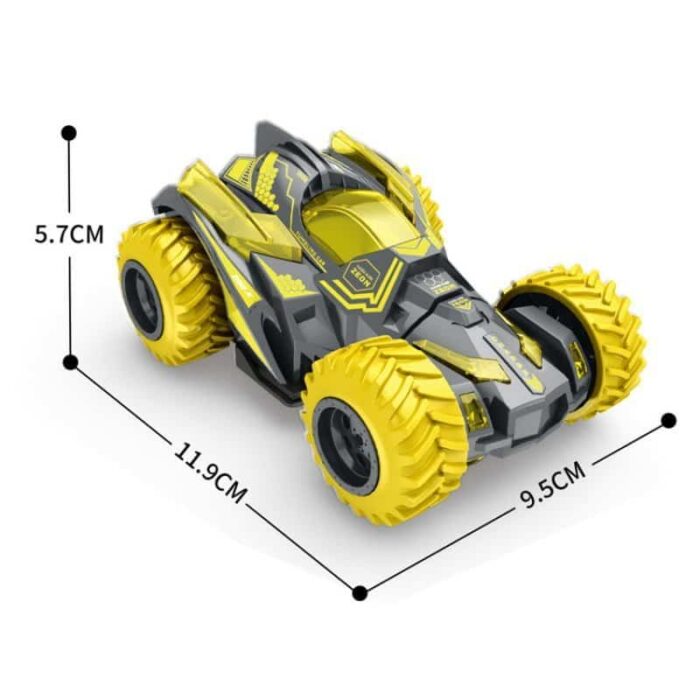 Double Sided Toy Car with Rotating Wheels for Kids