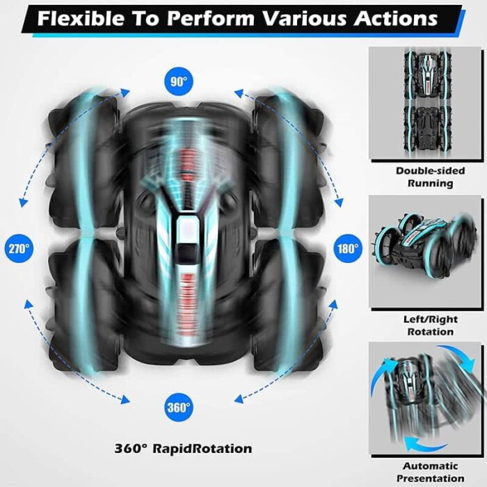 Double Side Remote Control Toy Car