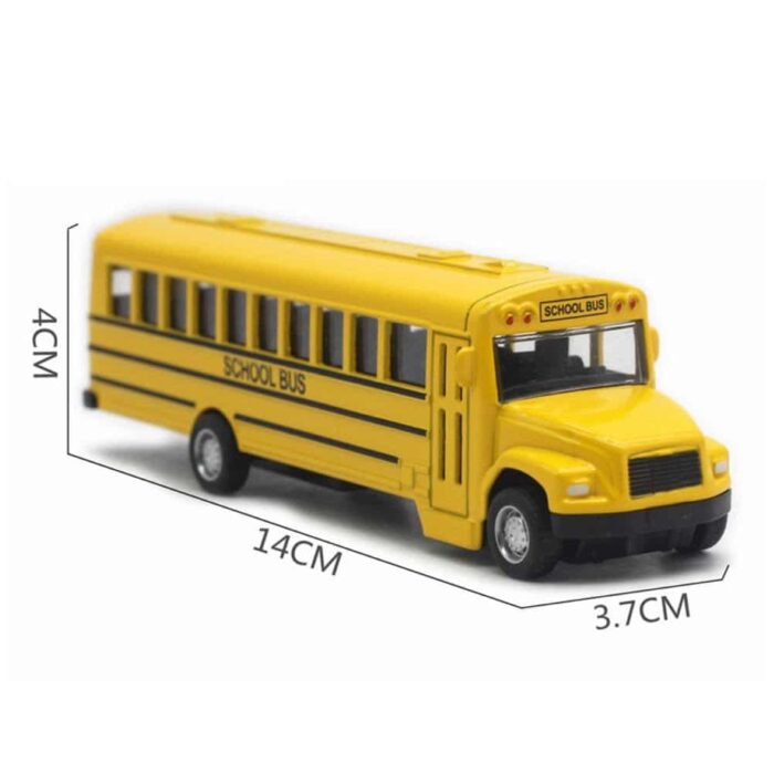 1/64 Scale School Transport Toy Car