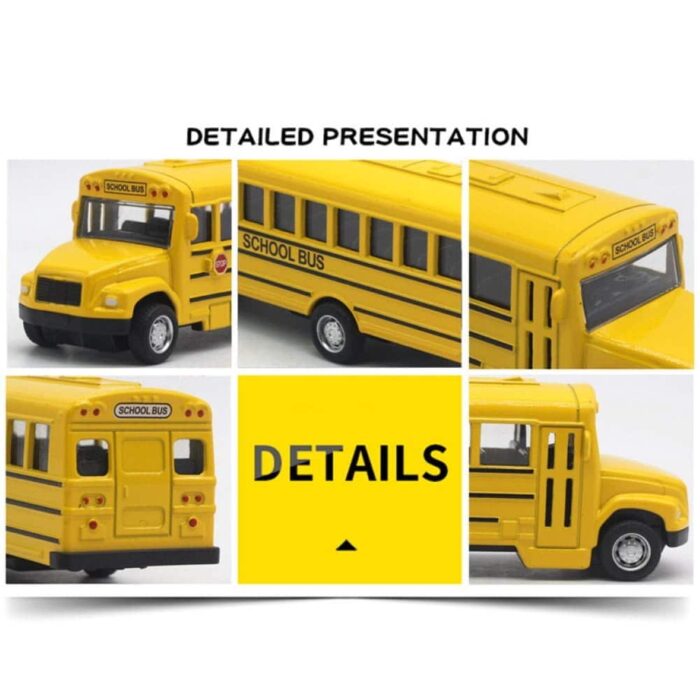 1/64 Scale School Transport Toy Car