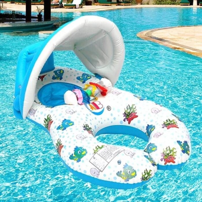 Baby Pool Float with Canopy