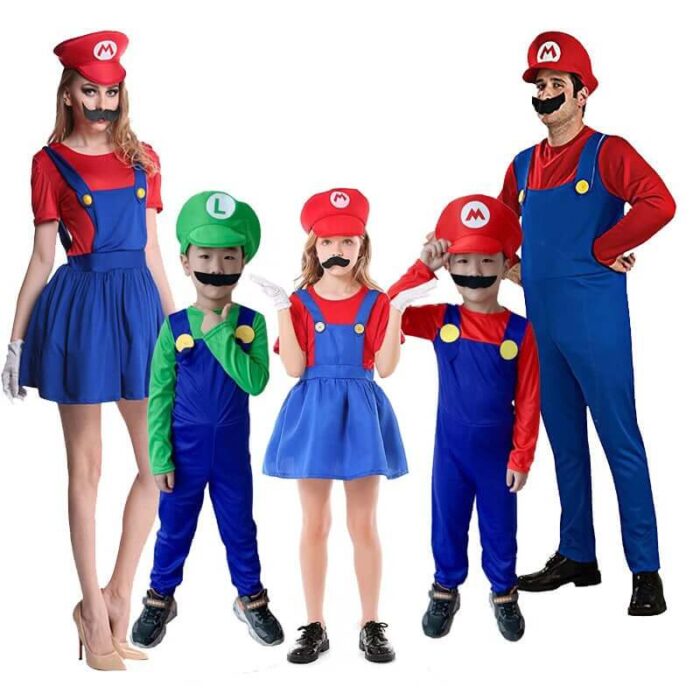 Super Mario and Luigi Costumes   Kids/Men/Women