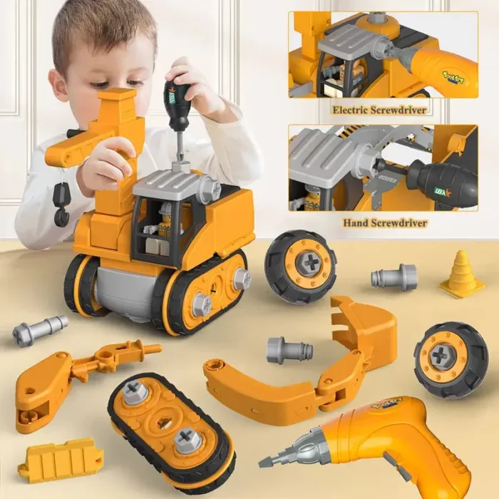 Buildable Tractor Toy Set   Fun and Educational Game for Kids Aged 3+