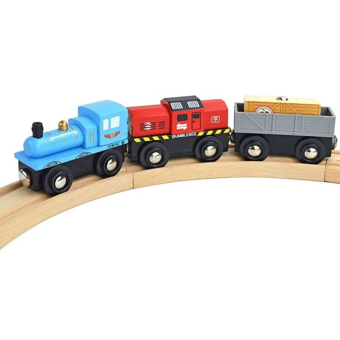 Wooden Magnetic Train Toy for Kids