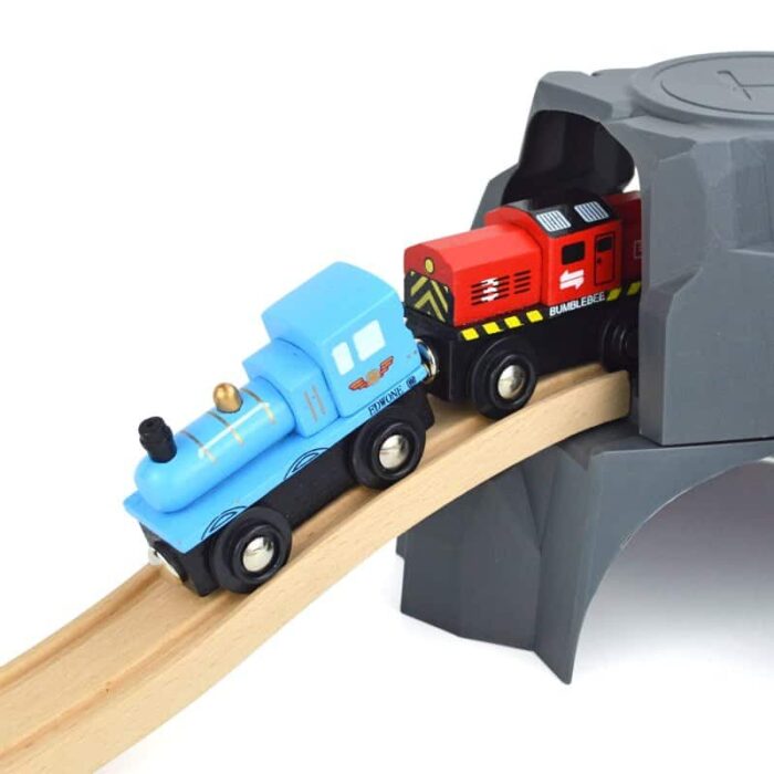 Wooden Magnetic Train Toy for Kids