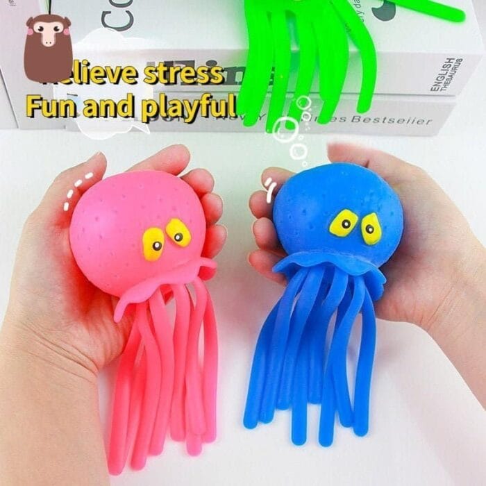 Octopus Shape Stress Ball Water Squirter