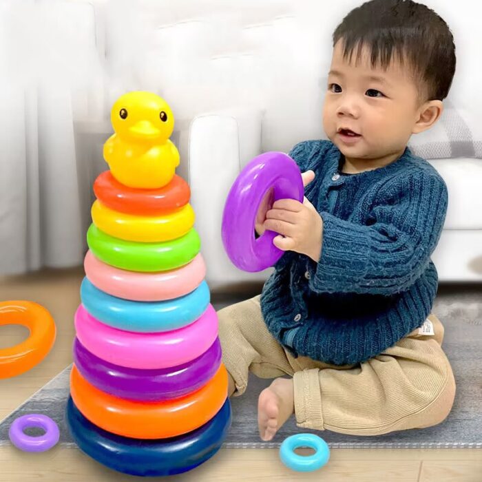 Baby Rolling Ball Tower Toy