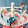 Train Domino Électrique pour Enfants