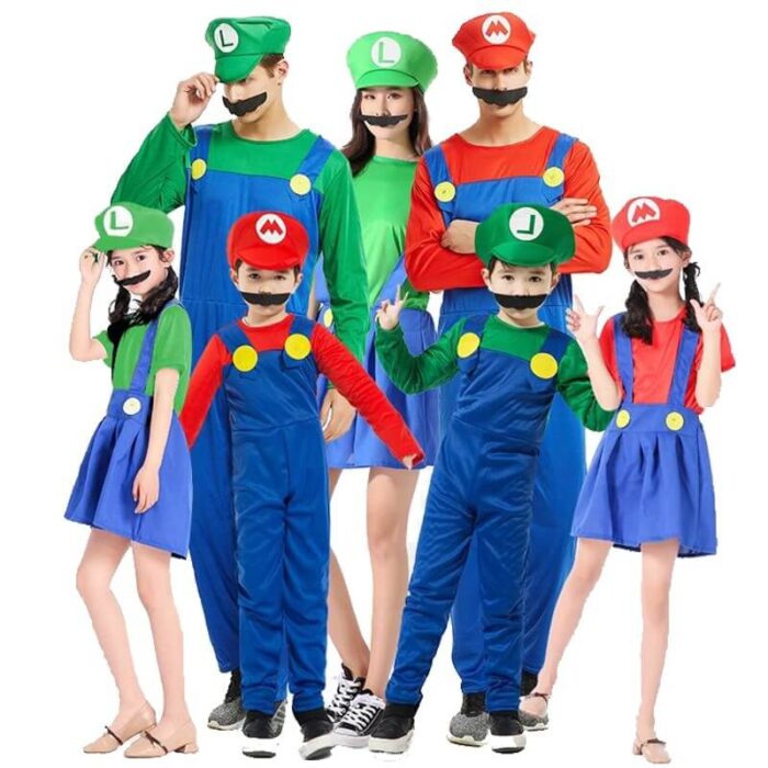 Déguisements Super Mario et Luigi pour Adultes et Enfants