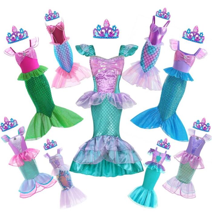 Ariel Little Mermaid Costume for Girls