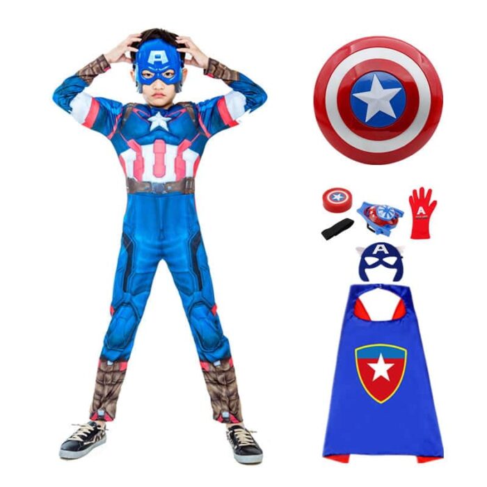 Captain America Costume for Kids