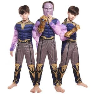 Thanos Costume for Kids – Mask and Glove Included
