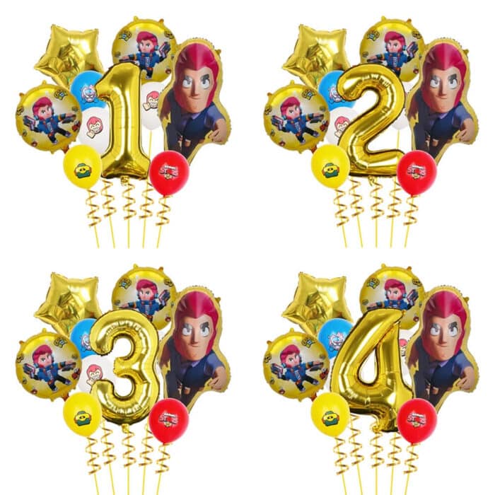 Brawl Stars Birthday Balloons