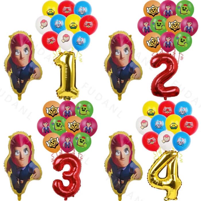 Brawl Stars Birthday Balloons