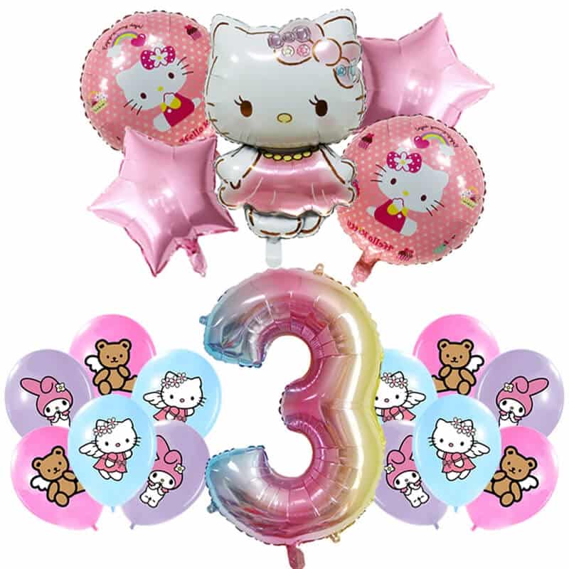 Décorations d'anniversaire Hello Kitty