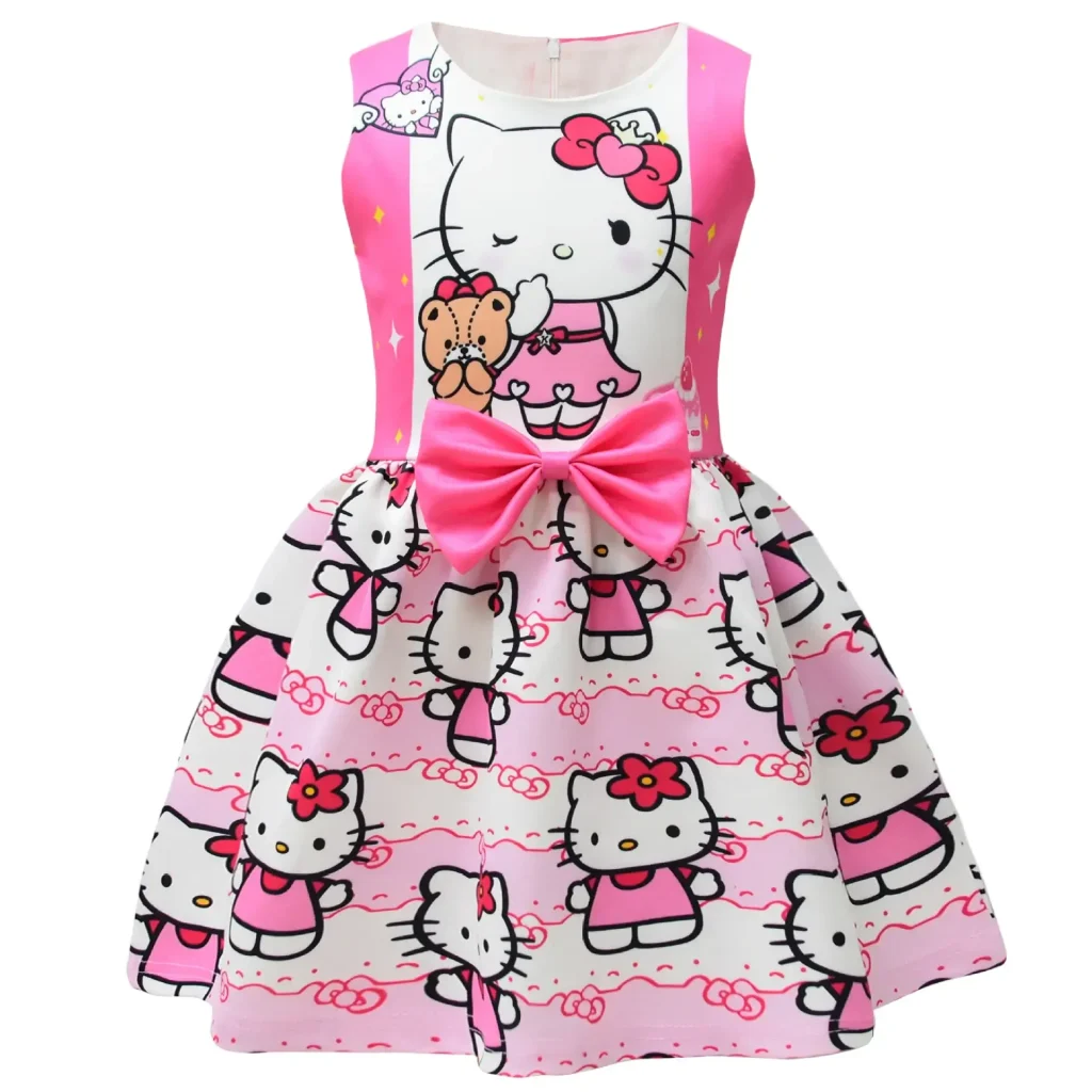 Vestido de Hello Kitty para niñas