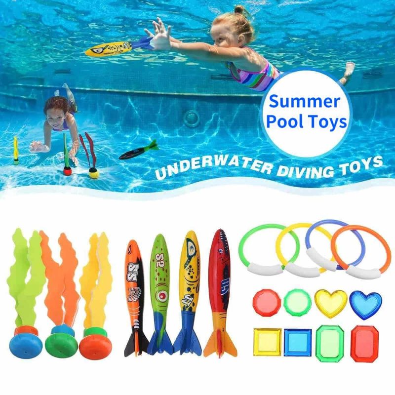 Kids Pool Diving Toys – Colorful Swim Training & Bath Toys for Summer Fun