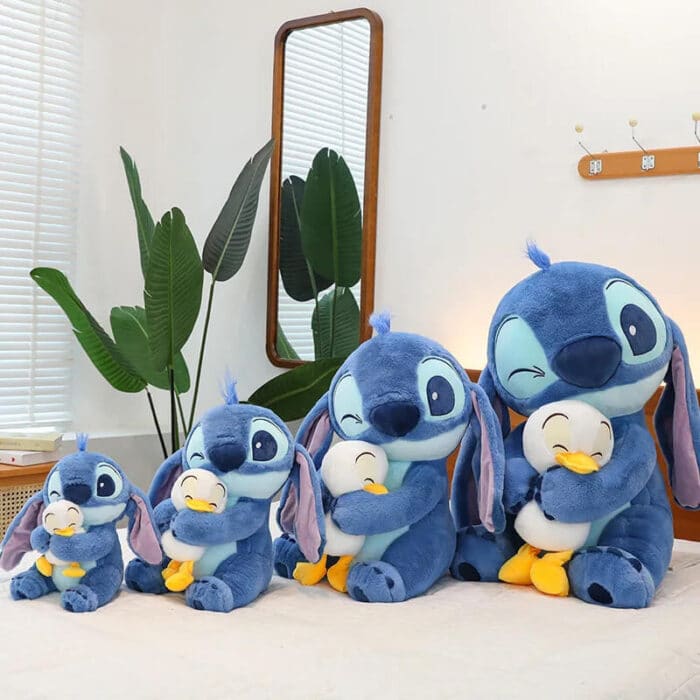 Stitch Plush Hugging Duck