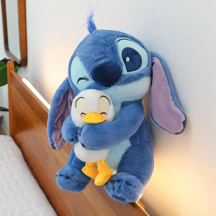 Stitch Plush Hugging Duck