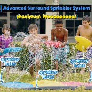 Inflatable Lawn Water Slide with Sprinklers
