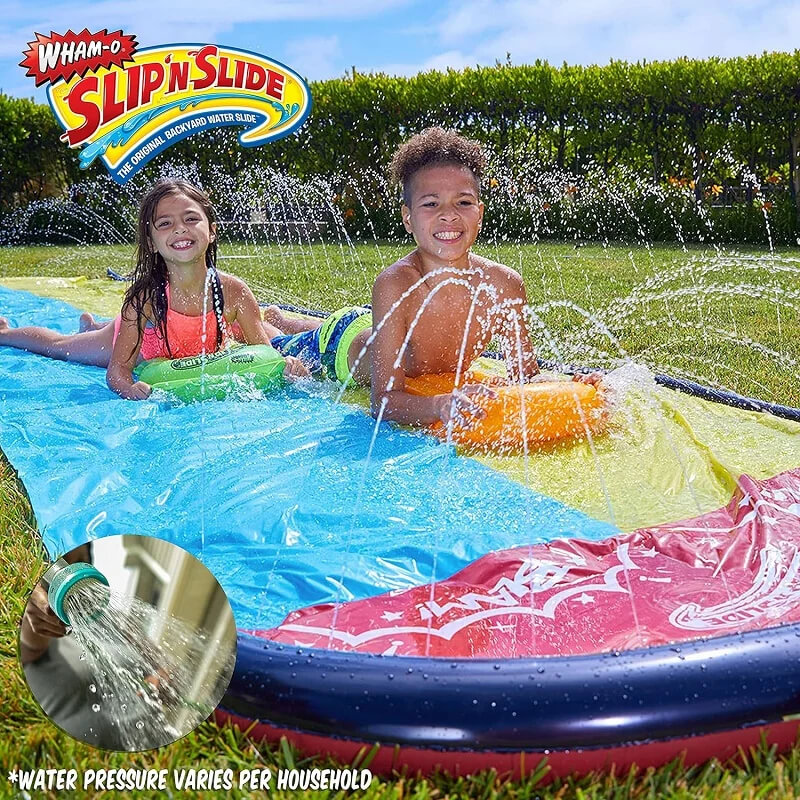 Inflatable Lawn Water Slide with Sprinklers