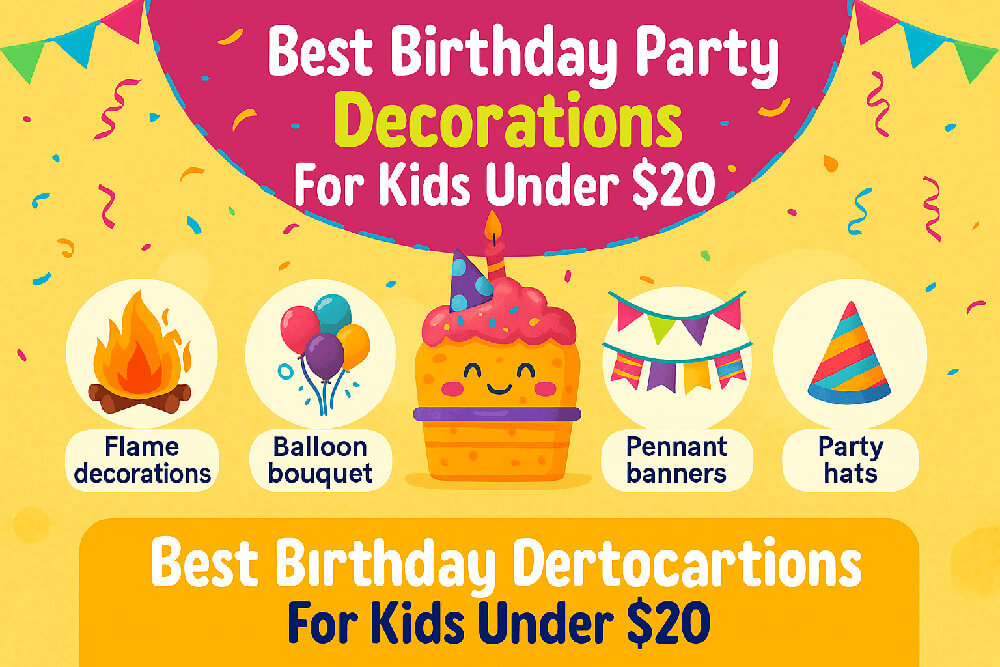 Best Birthday Party Decorations for Kids Under $20
