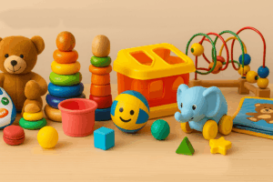 צעצועים לתינוקות בגילאי 6 חודשים עד 2 שנים