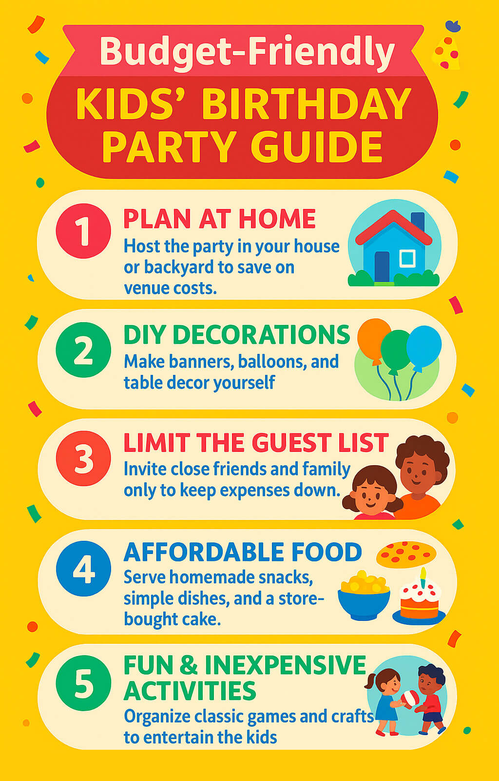 Budget Friendly Kids’ Birthday Party Guide Budget Friendly Kids’ Birthday Party Guide