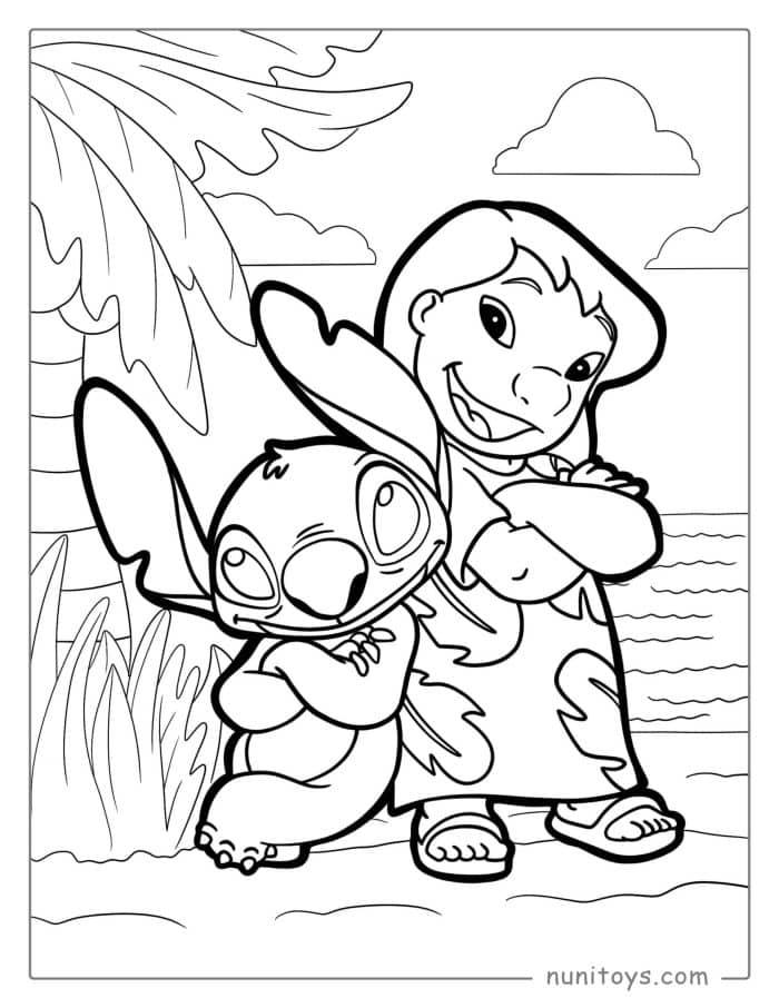 Coloriages Lilo & Stitch