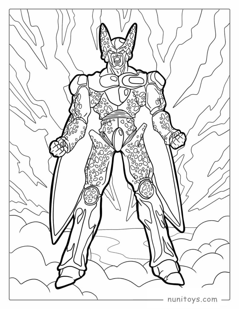 Detailed Coloring Page Of Cell