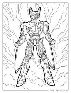 Detailed Coloring Page Of Perfect Cell