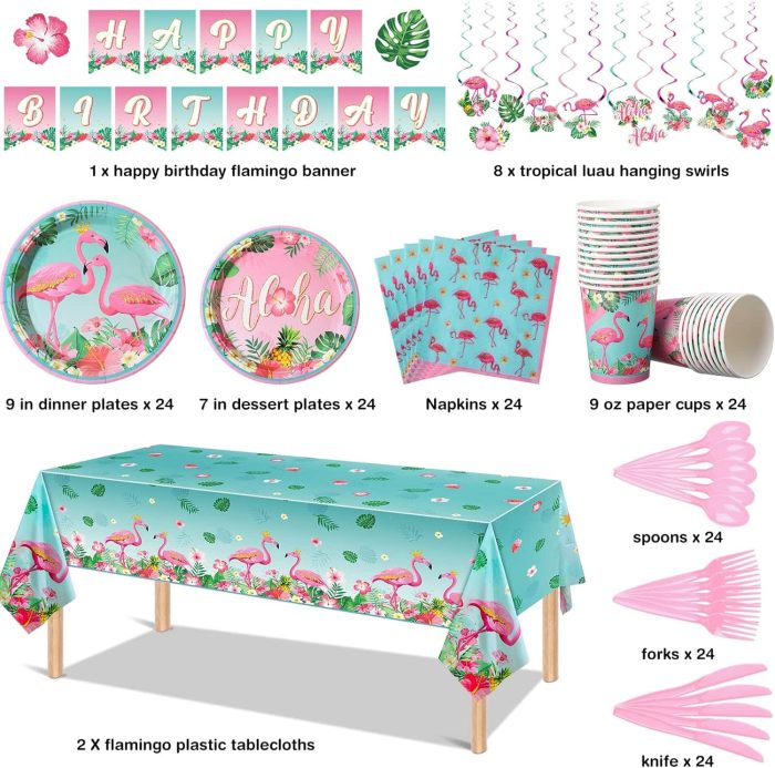 Flamingo Birthday Party Supplies