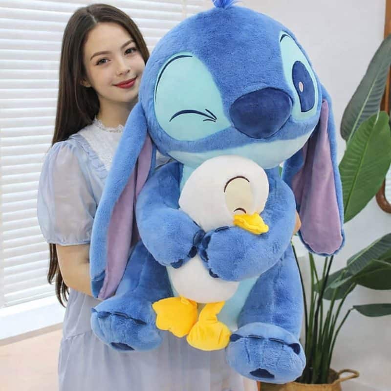 Stitch Plush Hugging Duck for Kids – Soft Comfort for Everyday Moments