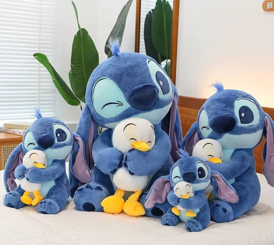 Stitch Plush Hugging Duck