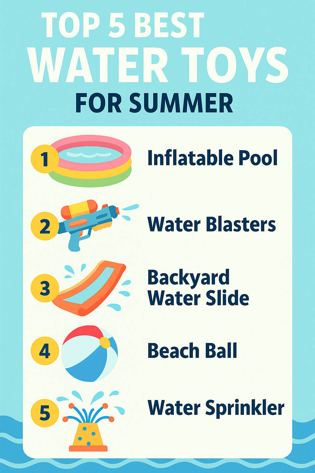 Top 5 Best Water Toys for Summer Fun in 2025 Top 5 Best Water Toys for Summer Fun in 2025