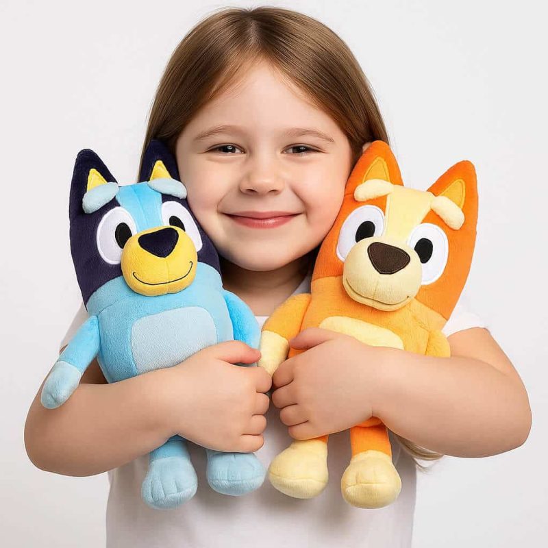 Bluey & Bingo Plush Toys for Toddlers – Soft & Cuddly 2 Pack