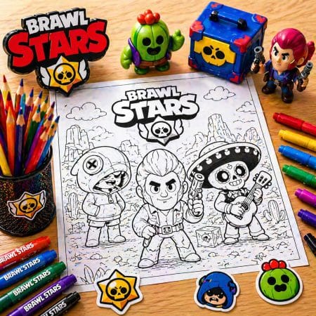 Brawl Stars Coloring Pages